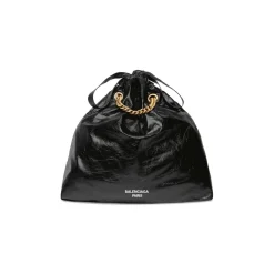 Borsa Tote Crush Media da Donna in Nero