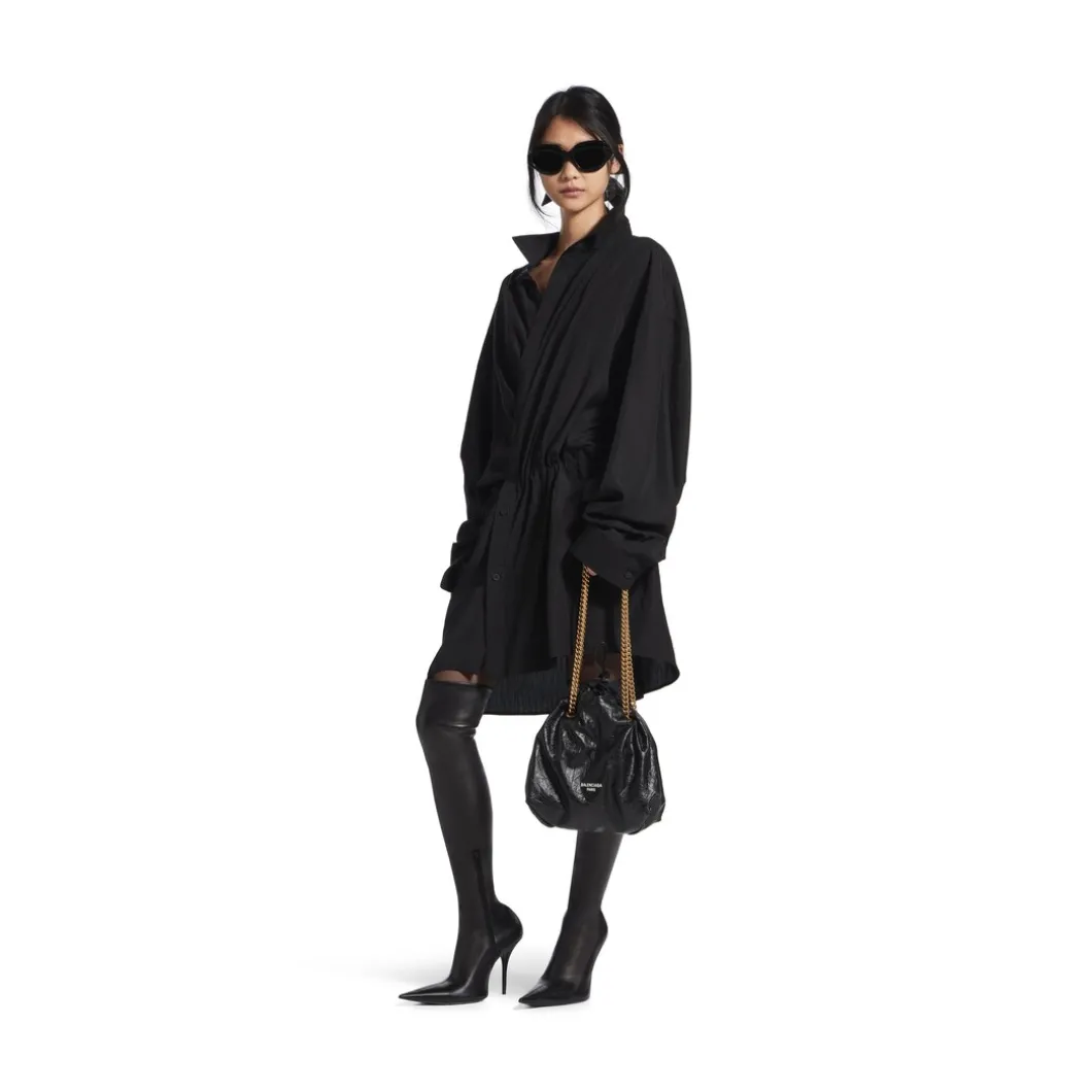 Borsa Tote Crush Piccola da Donna in Nero