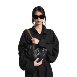 Borsa Tote Crush Piccola  da Donna in Nero