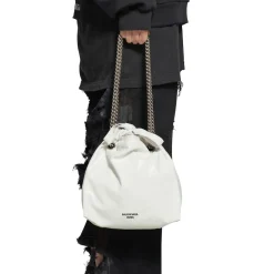 Borsa Tote Crush Piccola  da Donna in Bianco Ottico