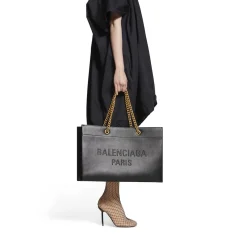 Borsa Tote Duty Free Grande in Nero