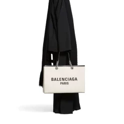 Borsa Tote Duty Free Grande da Donna in Naturale