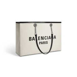 Borsa Tote Duty Free Grande da Donna in Naturale