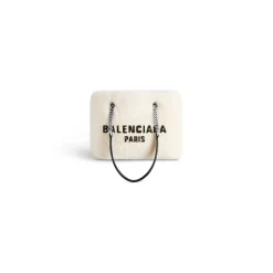 Borsa Tote Duty Free Piccola da Donna in Beige Chiaro