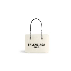 Borsa Tote Duty Free Piccola da Donna in Beige Chiaro