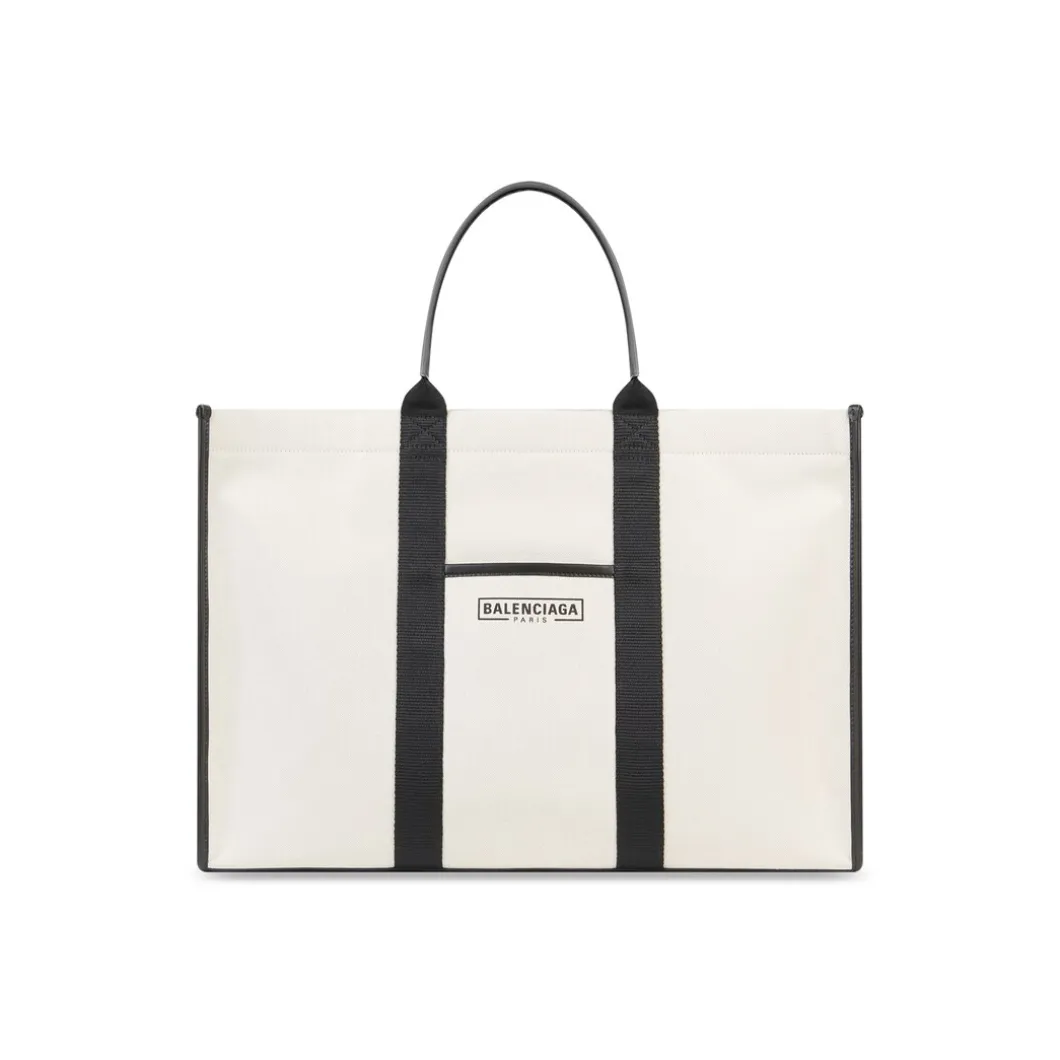 Borsa Tote Hardware Large in Beige