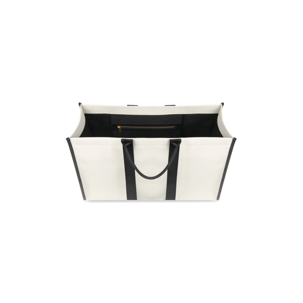 Borsa Tote Hardware Large in Beige