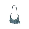 Borsetta A Tracolla Le Cagole Xs Bag Con Strass  da Donna in Blu