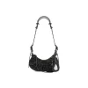 Borsetta A Tracolla Le Cagole Xs Bag Con Strass  da Donna in Nero