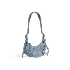 Borsetta A Tracolla Le Cagole Xs In Denim da Donna in Blu