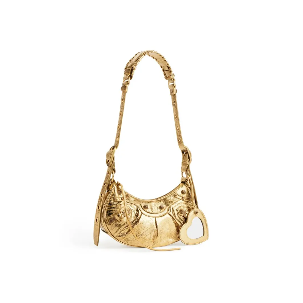 Borsetta A Tracolla Le Cagole Xs da Donna in Oro