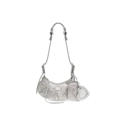 Borsetta A Tracolla Le Cagole Xs Bag Con Strass da Donna in Grigio