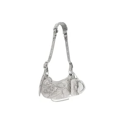 Borsetta A Tracolla Le Cagole Xs Bag Con Strass da Donna in Grigio