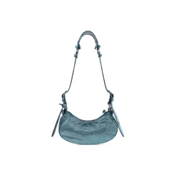 Borsetta A Tracolla Le Cagole Xs Bag Con Strass  da Donna in Blu
