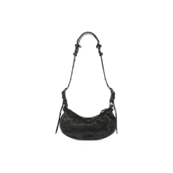 Borsetta A Tracolla Le Cagole Xs Bag Con Strass  da Donna in Nero