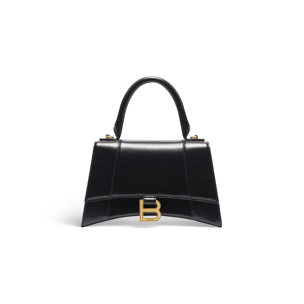 Borsetta Hourglass da Donna in Nero