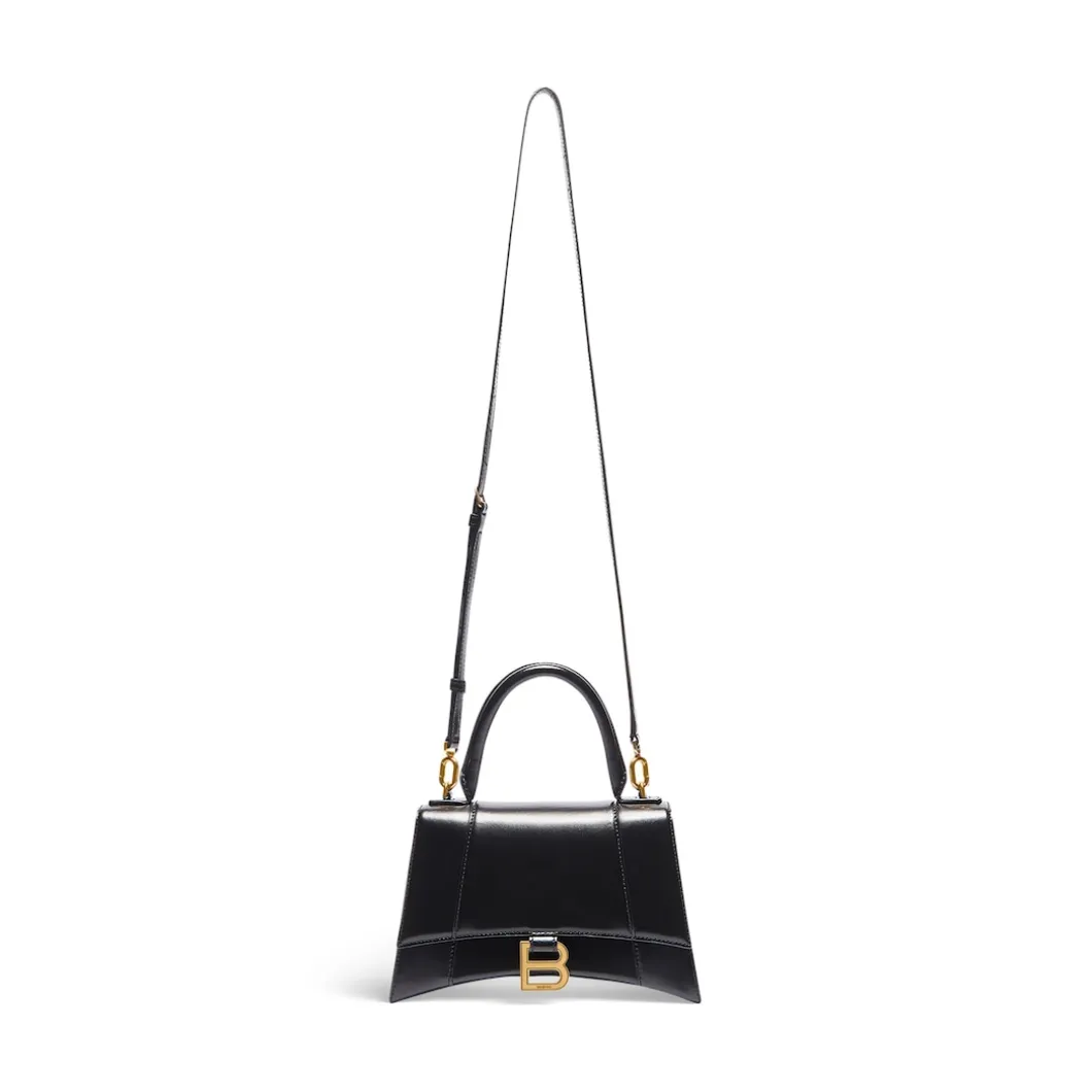 Borsetta Hourglass da Donna in Nero
