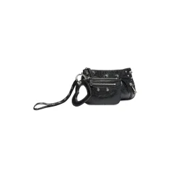 Borsetta Multipla Le Cagole Mini da Donna in Nero