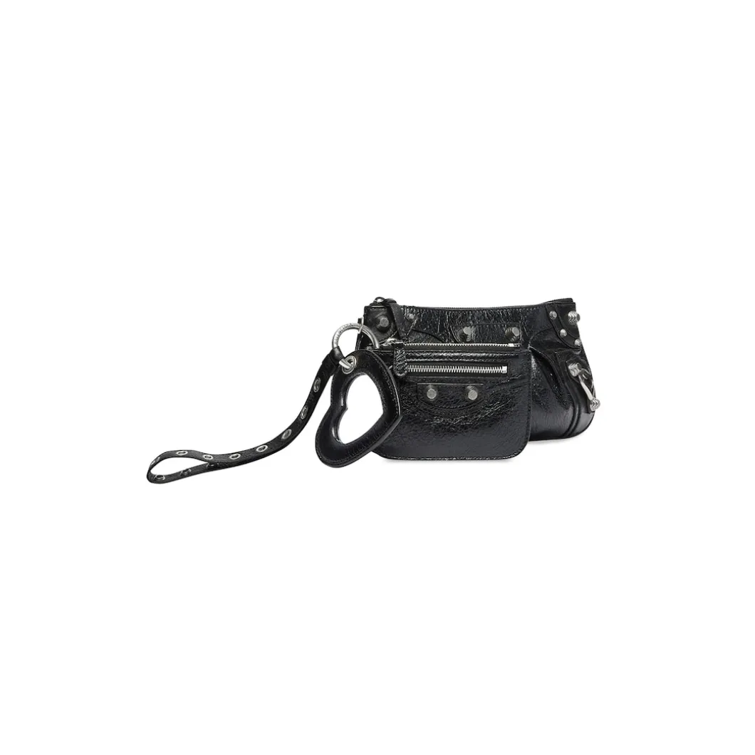Borsetta Multipla Le Cagole Mini da Donna in Nero