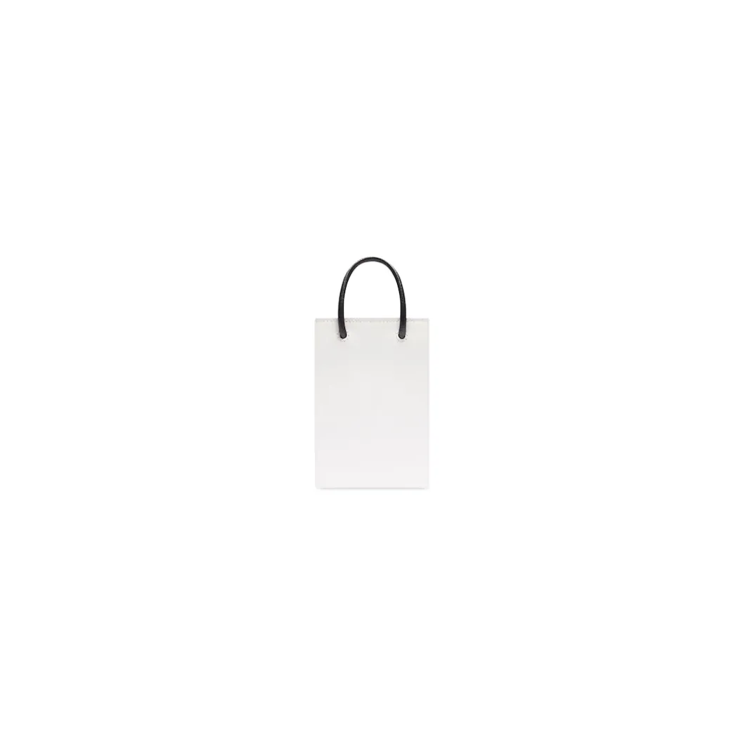 Borsetta Shopping Mini in Bianco