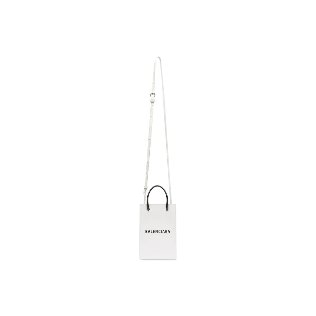 Borsetta Shopping Mini in Bianco