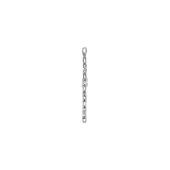 Bracciale B Chain Sottile in Argento