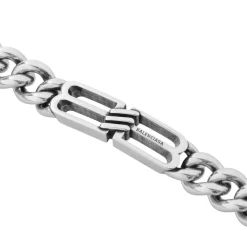 Bracciale Bb Icon Gourmette in Argento Anticato