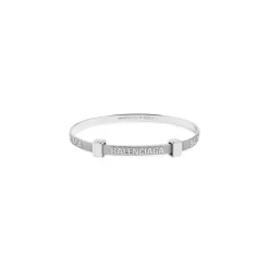 Bracciale Logo Hoop da Donna in Argento