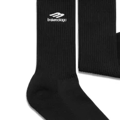 Calze 3b Sports Icon in Nero/bianco