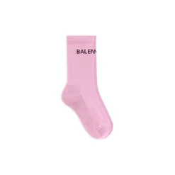 Calze Balenciaga Tennis Socks da Donna in Rosa