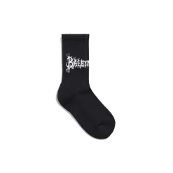 Calze Diy Metal Outline da Uomo in Nero/bianco