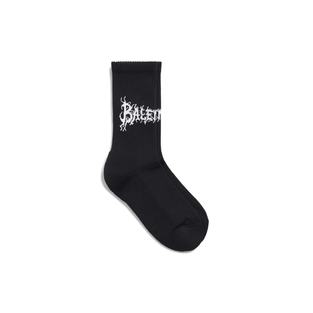 Calze Diy Metal Outline da Uomo in Nero/bianco