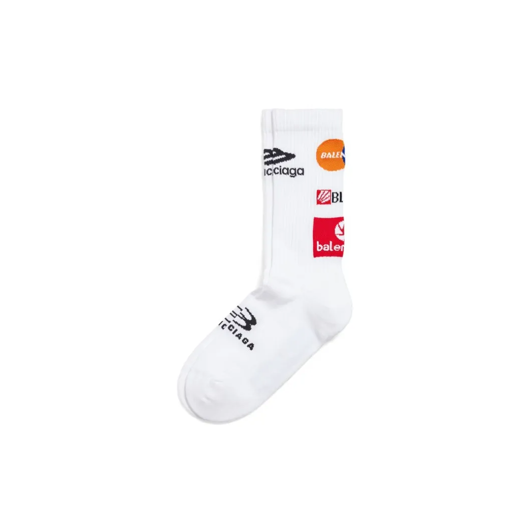 Calze Top League da Uomo in Bianco