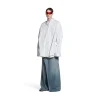 Camicia Balenciaga Oversize in Azzurro