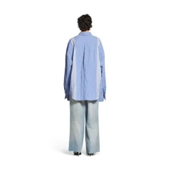 Camicia Diy Oversize in Azzurro