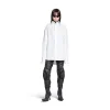 Camicia Kick Collar Large Fit da Donna in Bianco