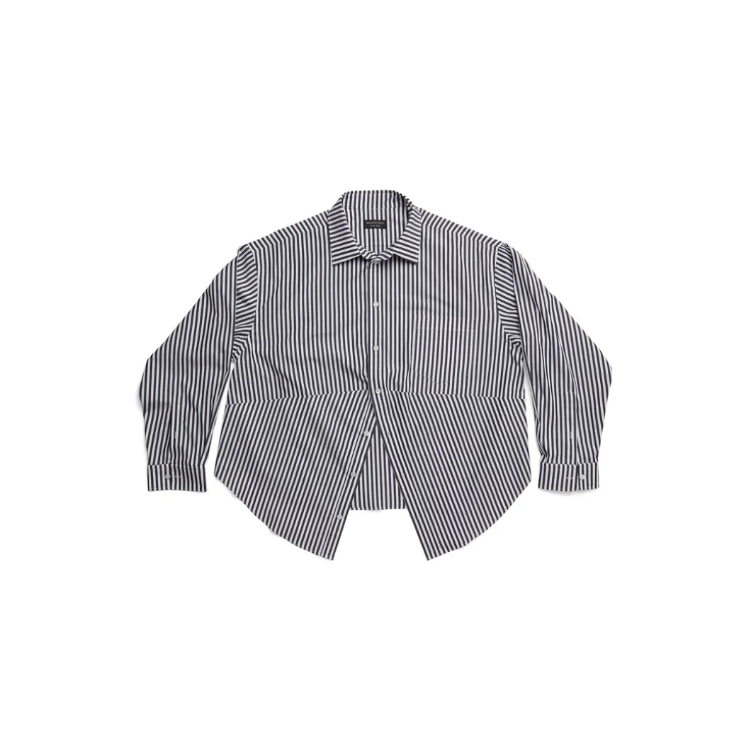 Camicia Swing Large Fit da Donna in Nero