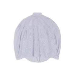 Camicia Twisted Sleeve da Donna in Blu
