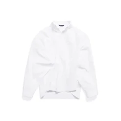 Camicia Wrap Balenciaga Large Fit da Donna in Bianco