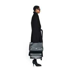 Cappotto A Raglan in Nero