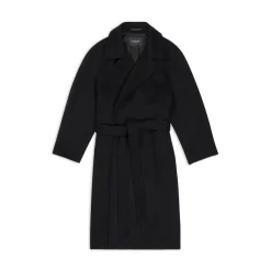 Cappotto A Raglan in Nero