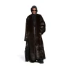 Cappotto Con Fodera da Donna in Marrone