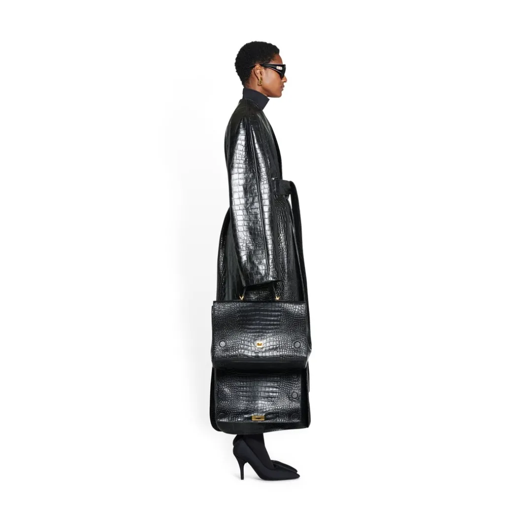 Cappotto Con Fodera da Donna in Nero