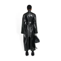Cappotto Con Fodera da Donna in Nero
