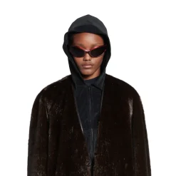 Cappotto Con Fodera da Donna in Marrone