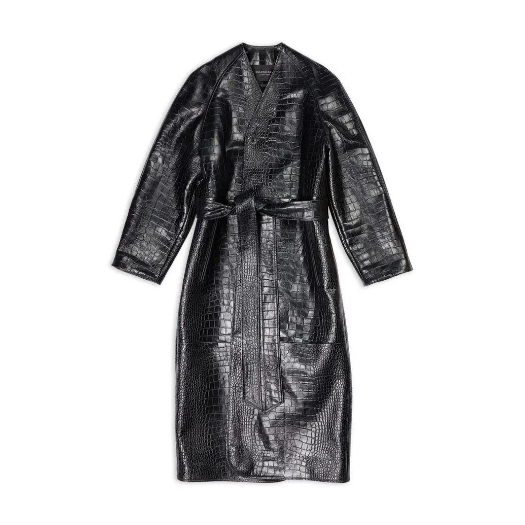 Cappotto Con Fodera da Donna in Nero
