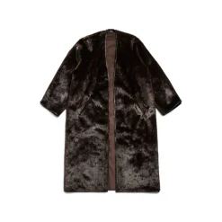 Cappotto Con Fodera da Donna in Marrone