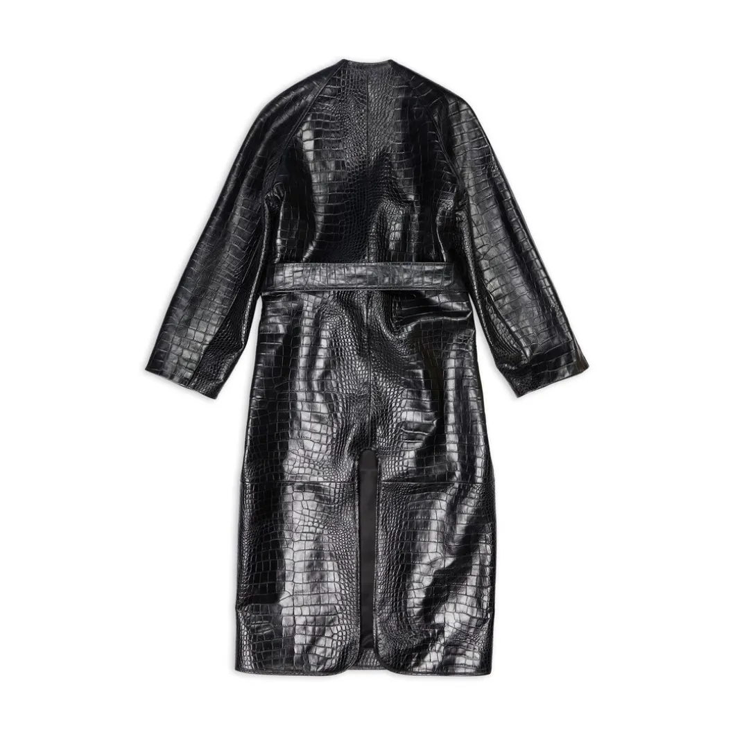 Cappotto Con Fodera da Donna in Nero