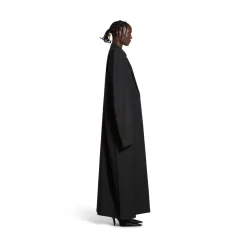 Cappotto Cut Away Boxy in Nero