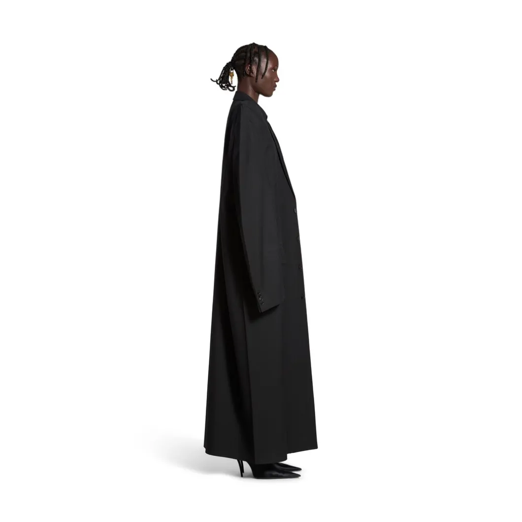 Cappotto Cut Away Boxy in Nero